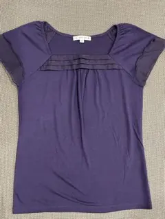 KLEIN PLUS パープル 紫 半袖Tシャツ 38のサムネイル