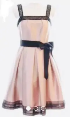 パーティドレス Cest lavie セラヴィ　ピンク　ブラック　ハシゴレース