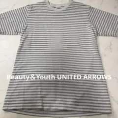 BEAUTY&YOUTH ストライプ 半袖Tシャツ