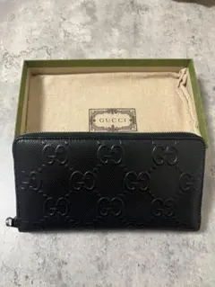 GUCCI ブラックレザー 長財布