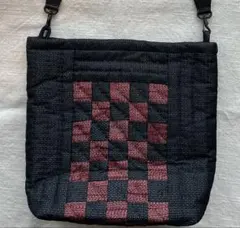 着物リメイク/パッチワークキルト　ショルダーバッグ(ハンドメイド)
