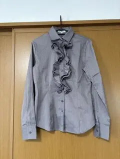 ナラカミーチェ　フリル　ストライプ　シャツ I