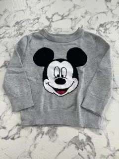 GAP baby ディズニー ミッキー セーター 18-24 90cm グレー