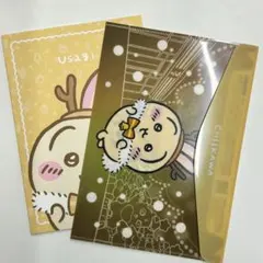 ちいかわ　セブン　フラットケース　ノート　うさぎ　セット