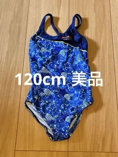 MIZUNO コナミ 水着 120cm 女児 星柄 記名なし