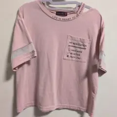 《Lovetoxic》 半袖Tシャツ ピンク Mサイズのサムネイル