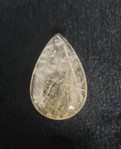 【セール】ルチルクォーツ しずく型 涙型 ペンダントトップ 天然石