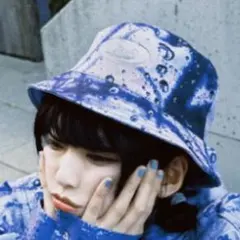 LISTLESS 雨 フェス 野外イベント 台風クラブ 帽子 バケハ 紫色