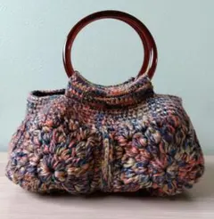 モチーフ編み ニットバック ハンドメイド かぎ針編みのサムネイル