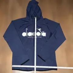 DIADORA フード付きジャケット Lサイズネイビー