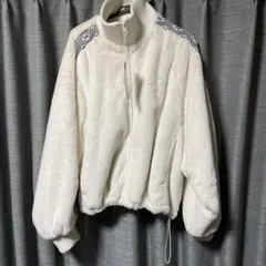 新品未使用　タグ付き　オフベージュ フリースジャケット XL