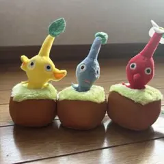 ピクミン　引っこ抜きぬいぐるみマスコット　全3種セット