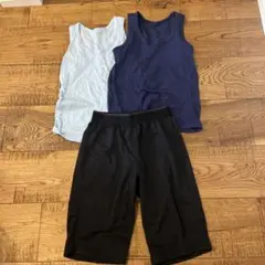 UNIQLO エアリズム ステテコ 120cm 西松屋メッシュタンクトップセット