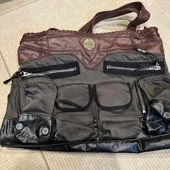 DIESEL ショルダーバッグ ブラウン/ブラック