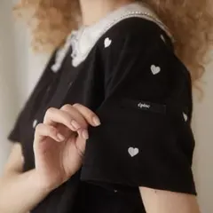 épine ハート柄　ブラック　Tシャツ　最安値‼️