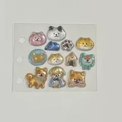 ボンボンドロップシール おすそ分け 柴犬 ねこ シール交換 シール帳