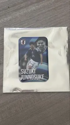 鈴木淳之介　サッカー日本代表　長方形缶バッジ