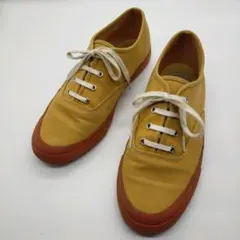 ケッズ　keds マークマクナイリー　スニーカー　　25.5　黄土色　赤ソールのサムネイル