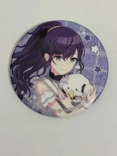 プロセカ 朝比奈まふゆ グリッター缶バッジ サンリオコラボ