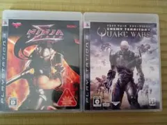 PS3　クエイクウォーズ　ニンジャガイデンシグマ　動作確認済み
