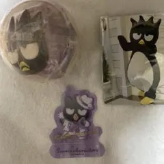 サンリオ バッドばつ丸　スシローステッカー ウォッチ トレカ セット