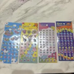 たまごっちプチプチシール4枚セット