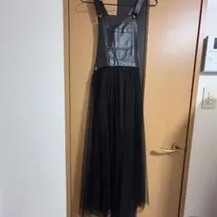 GRL レザーチュールスカート