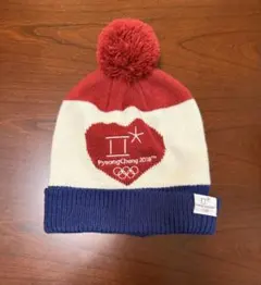 PyeongChang 2018 ニット帽 ポンポン付き