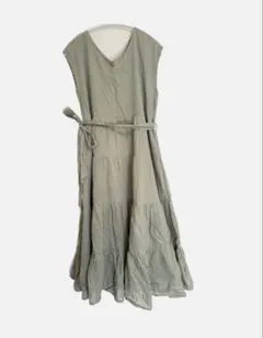 【グレイル】ノースリーブ ロングワンピース グレー フリーサイズ