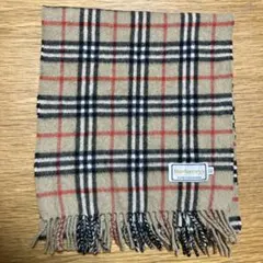 ★バーバリーズ• Burberrysノバチェックマフラー★ カシミヤ100%