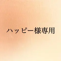 ハッピー様専用出品