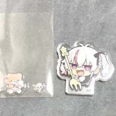 お*も様 魔使マオ　にじさんじ　アクリルブロック　8th with cake