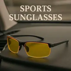 偏光サングラス イエロー レンズ メンズ レディース UVカット CH203