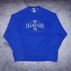 古着 00s スウェット 肉厚 刺繍 アメカジ ストリート オーバーサイズ XL