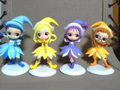 【美品】おジャ魔女どれみ Qposket フィギュア 4体セット