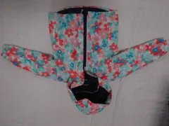 スキーウェアFABLICE 花柄ジャケット 110サイズ