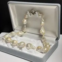 希少なビッグサイズ】本真珠ネックレスSILVER925 47.5cm 118g - メルカリ