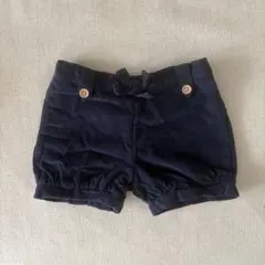 CYRILLUS 12m ネイビー コーデュロイ ブルマ