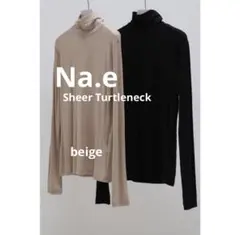 Na.e Sheer Turtleneck T