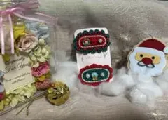ハンドメイドヘアピン　クリスマス仕様