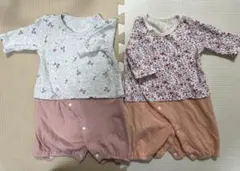 【お値下げ！】ベルメゾン　2wayオール　50-60サイズ　2枚セット