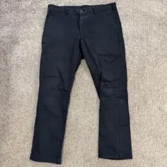 ユニクロ スリムフィットチノ ネイビー ウエスト85cm ストレッチ