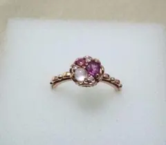 ほぼ新品 R.made 名もなき花シリーズ ポインセチアリング ピンク 