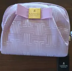 【新品未使用】タグ付き LANVIN　 ピンクポーチのサムネイル