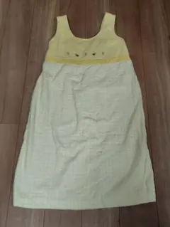 タオル地イエロー 蜂柄ルームウェアのサムネイル