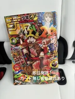 週刊少年ジャンプ 2024年33号 ONE PIECE表紙 カード無し 破れあり