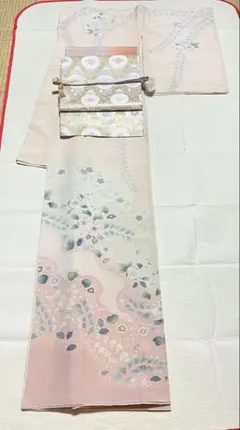 訪問着フルセット　辻ヶ花　作家　落款　正絹　トールサイズのサムネイル