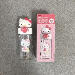 ハローキティ マスコット付きストローボトル 470ml