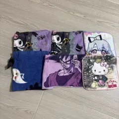 サンリオ ドラゴンボール アイプリ　キティクロミメガネうさぎハンカチセット6枚