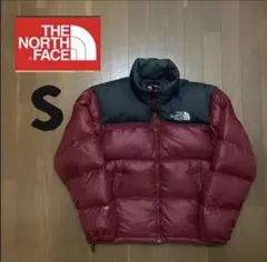 THE NORTH FACE ダウンジャケット Sサイズ 赤黒
